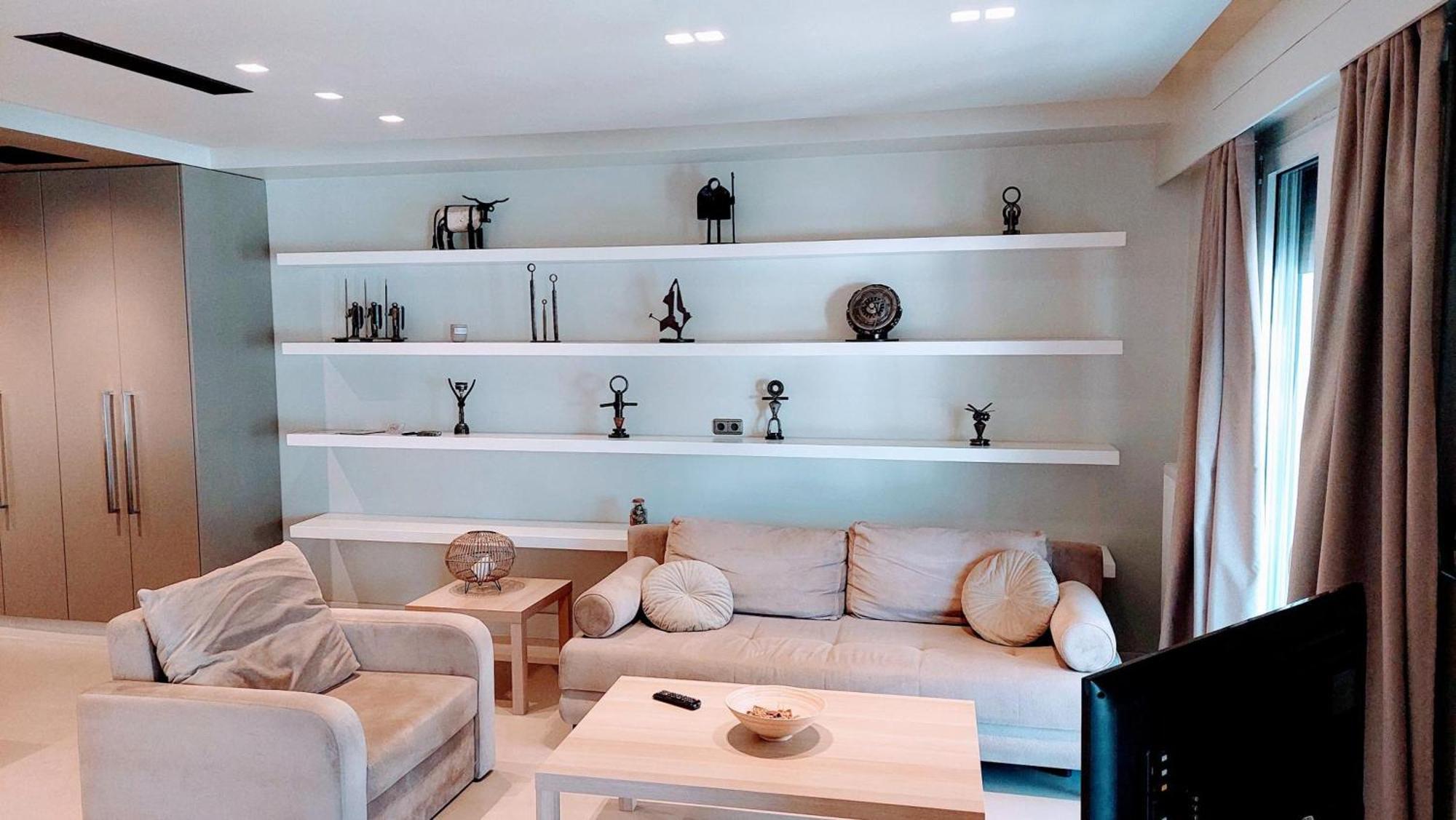 Luxurious Minimal Apartment In Acropolis Ateny Zewnętrze zdjęcie